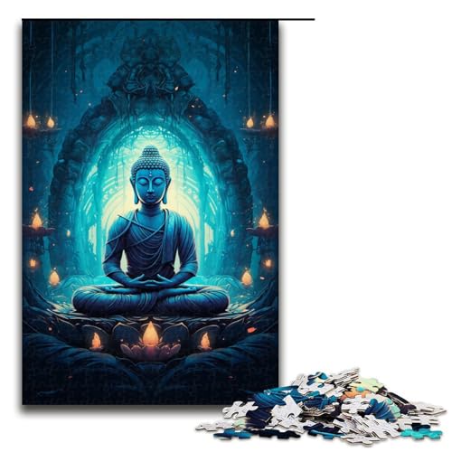 Puzzle für Erwachsene Bunte Buddha Statue 1000 teiliges Holzpuzzle für Kinder ab 12 Jahren Lernspielzeug 75 x 50 cm Puzzle für Erwachsene Bunte Buddha Statue 1000 teiliges Holzpuzzle für Kinder ab 12 Jahren Lernspielzeug 75 x 50 cm von zouxangzz