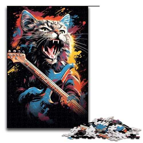Puzzle für Erwachsene Bunte Fantasiekatze 1000 Teile tolles Geschenk geeignet für Teenager ab 12 Jahren 75 x 50 cm Puzzle für Erwachsene Bunte Fantasiekatze 1000 Teile tolles Geschenk geeignet für Teenager ab 12 Jahren 75 x 50 cm von zouxangzz