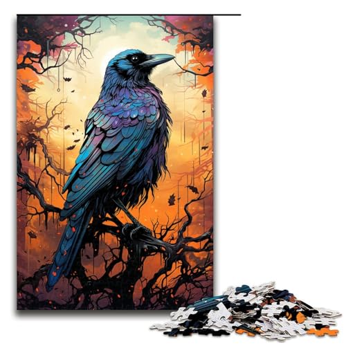 Puzzle für Erwachsene Bunte Fantasiekrähe 1000 Teile Holzpuzzle für Kinder ab 12 Jahren Lernspielzeug 75 x 50 cm Puzzle für Erwachsene Bunte Fantasiekrähe 1000 Teile Holzpuzzle für Kinder ab 12 Jahren Lernspielzeug 75 x 50 cm von zouxangzz