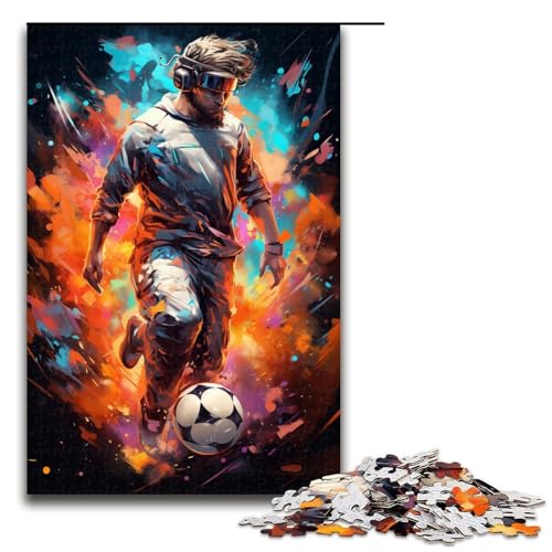 Puzzle für Erwachsene Bunte Fußballspieler 1000 teiliges Holzpuzzle für Kinder ab 12 Jahren Lernspielzeug 75 x 50 cm Puzzle für Erwachsene Bunte Fußballspieler 1000 teiliges Holzpuzzle für Kinder ab 12 Jahren Lernspielzeug 75 x 50 cm von zouxangzz