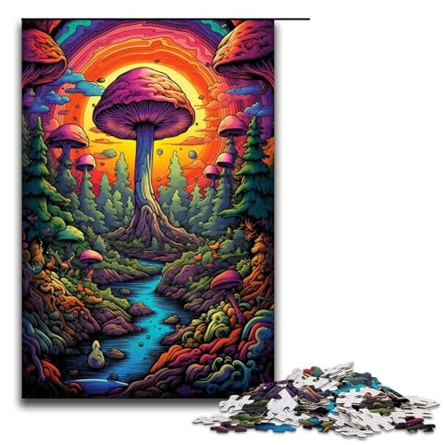 Puzzle für Erwachsene Bunte Pilze 1000 teiliges Holzpuzzle für Familienspiele 75 x 50 cm Puzzle für Erwachsene Bunte Pilze 1000 teiliges Holzpuzzle für Familienspiele 75 x 50 cm von zouxangzz