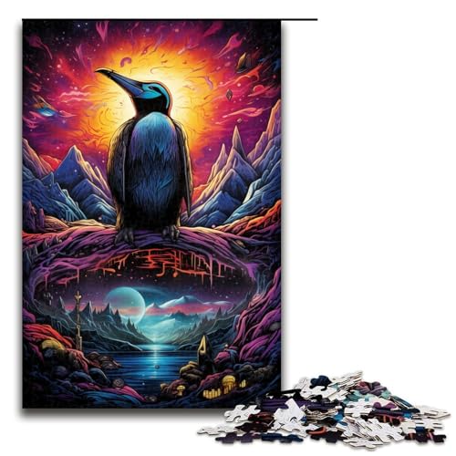 Puzzle für Erwachsene Bunte Pinguine 1000 teiliges Holzpuzzle für Familienspiele 75 x 50 cm Puzzle für Erwachsene Bunte Pinguine 1000 teiliges Holzpuzzle für Familienspiele 75 x 50 cm von zouxangzz