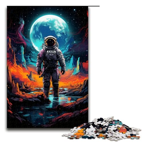 Puzzle für Erwachsene Bunte Psychedelia für Weltraumastronauten 1000 teiliges Holzpuzzle für Kinder ab 12 Jahren Lernspielzeug 75 x 50 cm Puzzle für Erwachsene Bunte Psychedelia für Weltraumastronauten 1000 teiliges Holzpuzzle für Kinder ab 12 Jahren Lernspielzeug 75 x 50 cm von zouxangzz