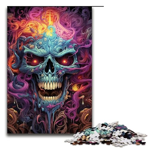 Puzzle für Erwachsene bunter Höllendämon 1000 teiliges Holzpuzzle für Familienspiele 75 x 50 cm Puzzle für Erwachsene bunter Höllendämon 1000 teiliges Holzpuzzle für Familienspiele 75 x 50 cm von zouxangzz