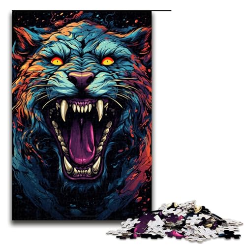 Puzzle für Erwachsene buntes Dschungeltier 1000 teiliges Holzpuzzle für Familienspiele 75 x 50 cm Puzzle für Erwachsene buntes Dschungeltier 1000 teiliges Holzpuzzle für Familienspiele 75 x 50 cm von zouxangzz