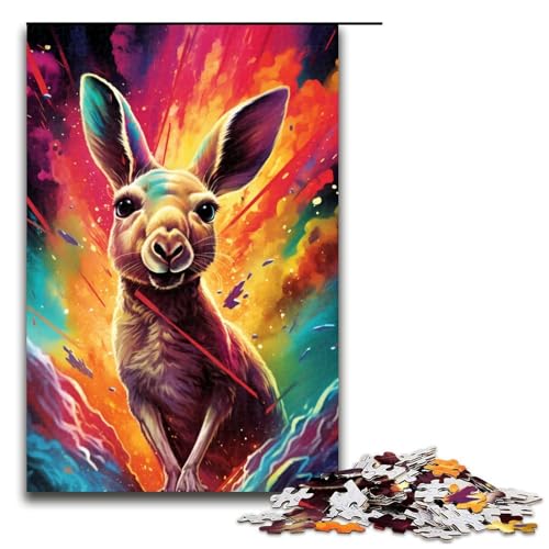 Puzzle für Erwachsene buntes Känguru 1000 teiliges Holzpuzzle für Familienspiele 75 x 50 cm Puzzle für Erwachsene buntes Känguru 1000 teiliges Holzpuzzle für Familienspiele 75 x 50 cm von zouxangzz
