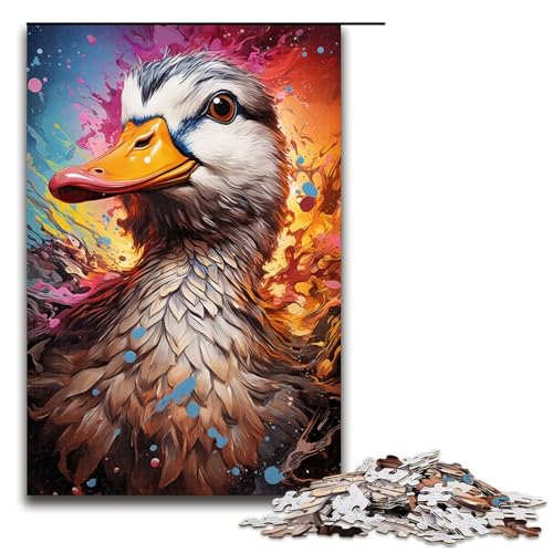 Puzzle für Erwachsene buntes psychedelisches Ententier 1000 teiliges Holzpuzzle für Erwachsene und Kinder ab 14 Jahren 75 x 50 cm Puzzle für Erwachsene buntes psychedelisches Ententier 1000 teiliges Holzpuzzle für Erwachsene und Kinder ab 14 Jahren 75 x 50 cm von zouxangzz