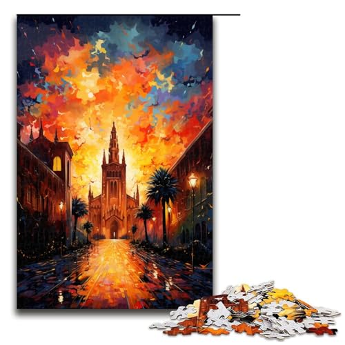 Puzzle für Erwachsene farbenfrohe Psychedelia der Kathedrale von Sevilla 1000 teiliges Holzpuzzle für Kinder ab 14 Jahren Lernspielzeug 75 x 50 cm Puzzle für Erwachsene farbenfrohe Psychedelia der Kathedrale von Sevilla 1000 teiliges Holzpuzzle für Kinder ab 14 Jahren Lernspielzeug 75 x 50 cm von zouxangzz