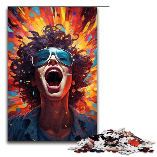 Puzzle für Erwachsene farbenfrohe Psychedelia of Neon Heroes 1000 Teile Holzpuzzle für Kinder ab 14 Jahren anspruchsvolles Spiel 75 x 50 cm Puzzle für Erwachsene farbenfrohe Psychedelia of Neon Heroes 1000 Teile Holzpuzzle für Kinder ab 14 Jahren anspruchsvolles Spiel 75 x 50 cm von zouxangzz
