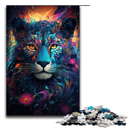 Puzzle für Erwachsene farbenfrohe Psychedelia süßer Kleiner galaktischer Leoparden 1000 teiliges Holzpuzzle für Kinder ab 12 Jahren Lernspielzeug 75 x 50 cm Puzzle für Erwachsene farbenfrohe Psychedelia süßer Kleiner galaktischer Leoparden 1000 teiliges Holzpuzzle für Kinder ab 12 Jahren Lernspielzeug 75 x 50 cm von zouxangzz