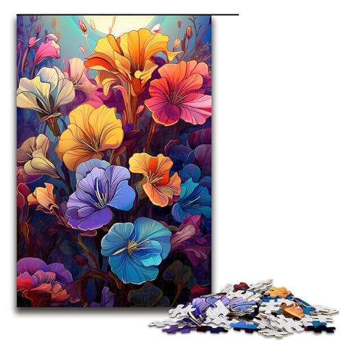 Puzzle für Erwachsene farbenfrohe psychedelische Nachtkerzen 1000 Teile Holzpuzzle für Erwachsene und Kinder ab 14 Jahren Lernspielzeug 75 x 50 cm Puzzle für Erwachsene farbenfrohe psychedelische Nachtkerzen 1000 Teile Holzpuzzle für Erwachsene und Kinder ab 14 Jahren Lernspielzeug 75 x 50 cm von zouxangzz