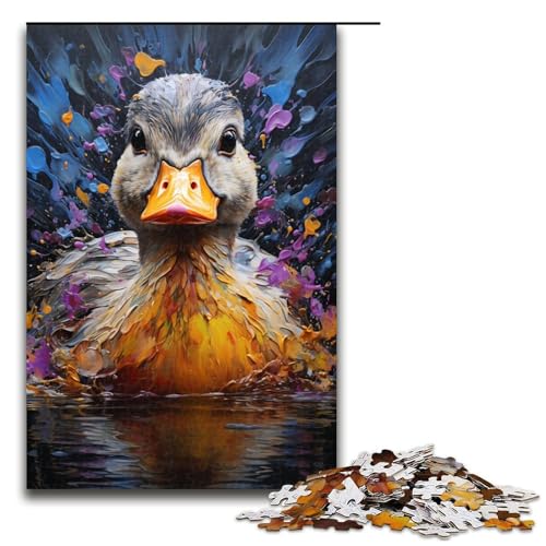 Puzzle für Erwachsene farbenfrohes psychedelisches Ententier 1000 Teile Holzpuzzle für Erwachsene und Kinder ab 14 Jahren Lernspielzeug 75 x 50 cm Puzzle für Erwachsene farbenfrohes psychedelisches Ententier 1000 Teile Holzpuzzle für Erwachsene und Kinder ab 14 Jahren Lernspielzeug 75 x 50 cm von zouxangzz