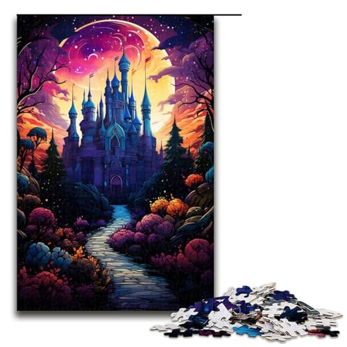 Puzzle für Erwachsene farbenfrohes psychedelisches Schloss 1000 Teile Holzpuzzle für Erwachsene und Kinder ab 14 Jahren 75 x 50 cm Puzzle für Erwachsene farbenfrohes psychedelisches Schloss 1000 Teile Holzpuzzle für Erwachsene und Kinder ab 14 Jahren 75 x 50 cm von zouxangzz