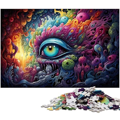 Puzzle für Erwachsene mit 1000 Teilen Fantasy Monster Puzzle Kunstwerk Geburtstagsgeschenk Wandkunst 1000 Teile (75 x 50 cm) von zouxangzz