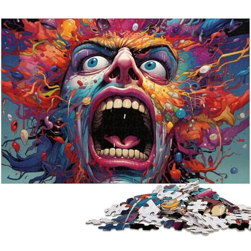 Puzzle für Erwachsene mit 1000 Teilen Fantasy Monster unmögliches Puzzle für Jugendliche ab 14 Jahren 1000 Teile (75 x 50 cm) von zouxangzz