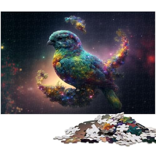 Puzzle für Erwachsene mit 1000 Teilen Tier Papagei Puzzle Spaß für die ganze Familie Spaß bei Aktivitäten zu Hause Geburtstagsgeschenk Reisegeschenke 1000 Teile (38 x 26 cm) von zouxangzz