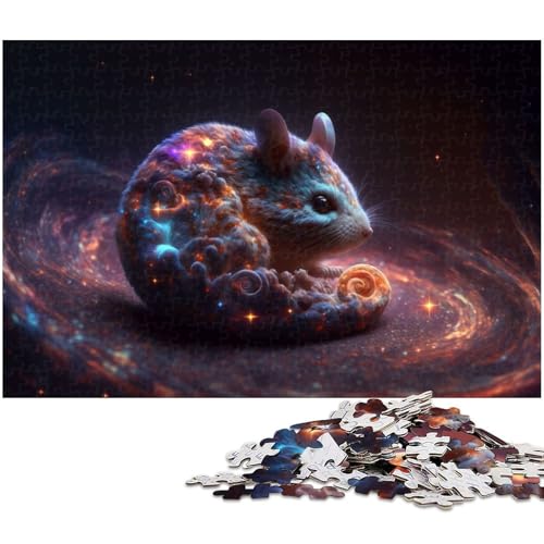 Puzzle für Erwachsene mit 1000 Teilen Tiermaus Unmögliches Puzzle für Jugendliche ab 14 Jahren 1000 Teile (75 x 50 cm) von zouxangzz