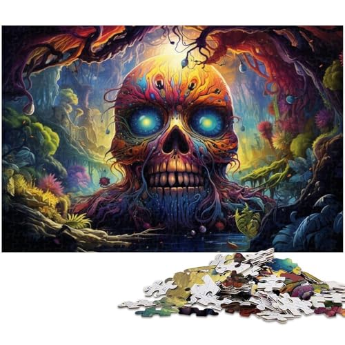 Puzzle für Erwachsene mit 1000 Teilen Waldskelett unmögliches Puzzle für Jugendliche ab 14 Jahren 1000 Teile (38 x 26 cm) von zouxangzz