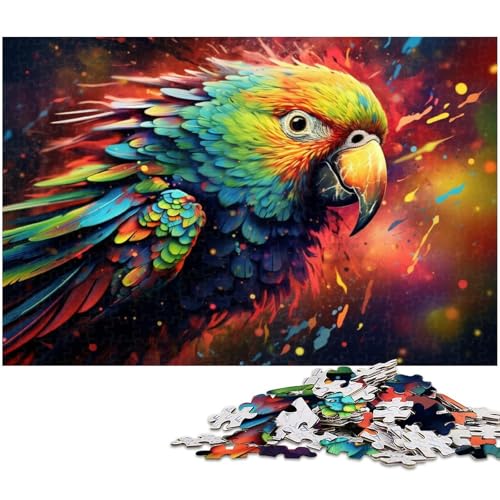 Puzzle für Erwachsene mit 1000 Teilen farbenfrohes psychedelisches Papagei Puzzle Spaß für die ganze Familie Spaß bei Aktivitäten zu Hause Geburtstagsgeschenk Reisegeschenke 1000 Teile (38 x 26 cm) Puzzle für Erwachsene mit 1000 Teilen farbenfrohes psychedelisches Papagei Puzzle Spaß für die ganze Familie Spaß bei Aktivitäten zu Hause Geburtstagsgeschenk Reisegeschenke 1000 Teile (38 x 26 cm) von zouxangzz