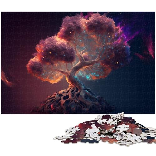 Puzzle für Erwachsene mit 1000 Teilen magischer Baum schwieriges Puzzle tolle Geschenke und Spielzeuge für Teenager ab 14 Jahren 1000 Teile (75 x 50 cm) von zouxangzz