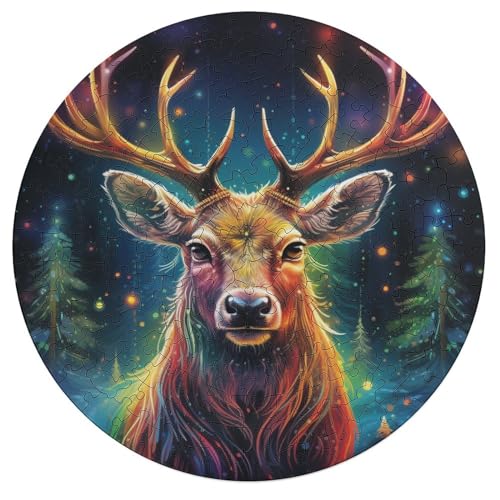 Puzzles 195 Teile Puzzles für Erwachsene und Kinder Tier Rentier Puzzle für Erwachsene Holzpuzzle Lernspiel für Erwachsene und Kinder 42x42cm Puzzles 195 Teile Puzzles für Erwachsene und Kinder Tier Rentier Puzzle für Erwachsene Holzpuzzle Lernspiel für Erwachsene und Kinder 42x42cm von zouxangzz