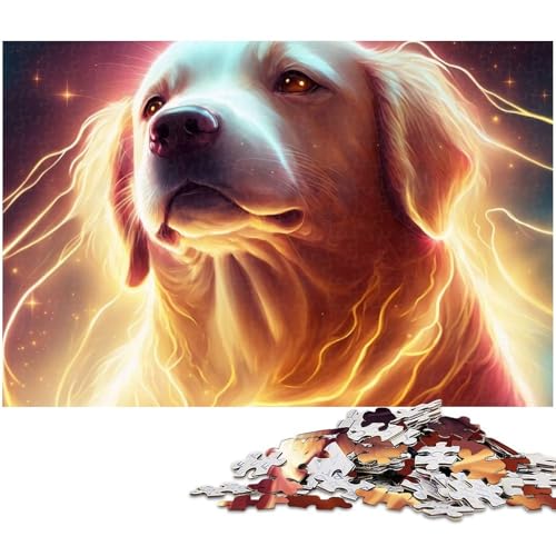 Puzzles für Erwachsene 1000 Puzzles zum Thema Weltraumhund für Erwachsene und Kinder Holzpuzzle Lernspielzeug (Größe 75 x 50 cm) von zouxangzz