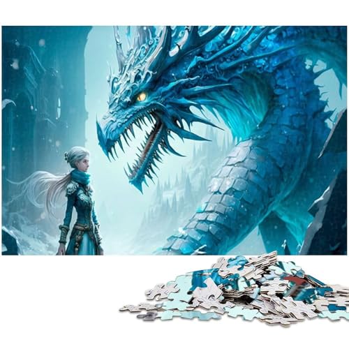 Puzzles für Erwachsene 1000 seltsame Monster Puzzles für Erwachsene und Kinder Holzpuzzle Lernspielzeug (Größe 75 x 50 cm) von zouxangzz
