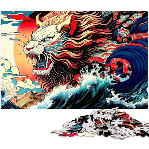 Savage Beauty Puzzle 1000 Teile für Erwachsene Lernspiel Herausforderungsspielzeug Wichtelgeschenke (Größe 75 x 50 cm) von zouxangzz