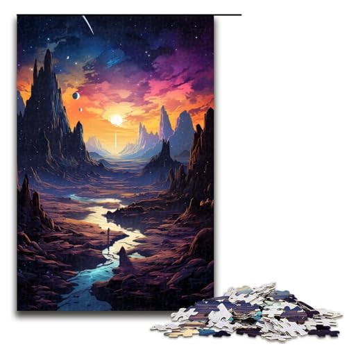 für Erwachsene Puzzle Bunte Fantasielandschaft 1000 teiliges Holzpuzzle für Erwachsene und Kinder ab 12 Jahren 75 x 50 cm für Erwachsene Puzzle Bunte Fantasielandschaft 1000 teiliges Holzpuzzle für Erwachsene und Kinder ab 12 Jahren 75 x 50 cm von zouxangzz