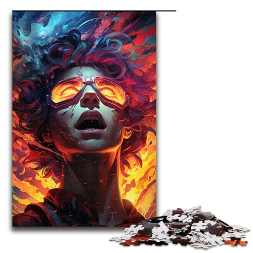 für Erwachsene Puzzle Bunte Psychedelia von Neon Heroes 1000 teiliges Holzpuzzle für Erwachsene und Kinder ab 14 Jahren 75 x 50 cm für Erwachsene Puzzle Bunte Psychedelia von Neon Heroes 1000 teiliges Holzpuzzle für Erwachsene und Kinder ab 14 Jahren 75 x 50 cm von zouxangzz
