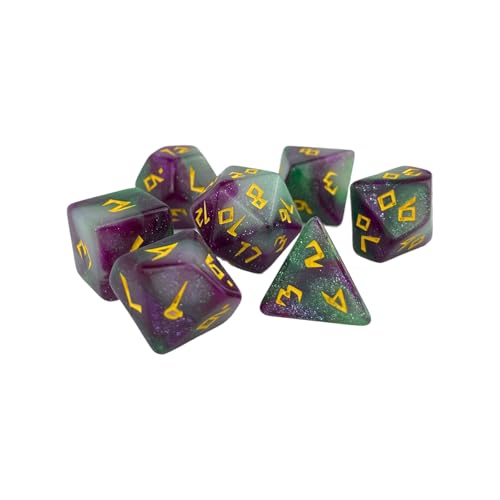 7pcs Polyedrische Würfel Mehrseitige Acryl Dices Rollenspieltischspiel Dices Multicolored Game Dices Einfach Zu Bedienen 7pcs Polyedrische Würfel Mehrseitige Acryl Dices Rollenspieltischspiel Dices Multicolored Game Dices Einfach Zu Bedienen von zuousxbs