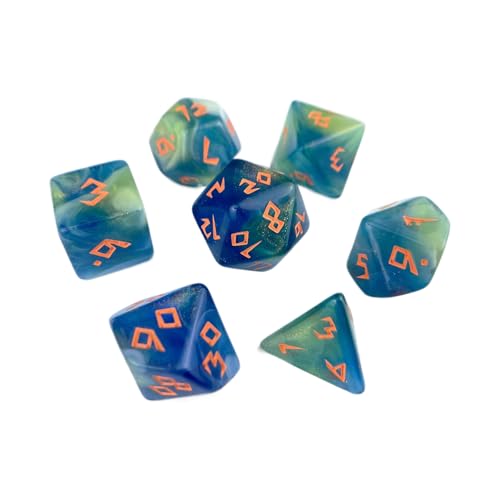 7pcs Polyedrische Würfel Mehrseitige Acryl Dices Rollenspieltischspiel Dices Multicolored Game Dices Einfach Zu Bedienen 7pcs Polyedrische Würfel Mehrseitige Acryl Dices Rollenspieltischspiel Dices Multicolored Game Dices Einfach Zu Bedienen von zuousxbs