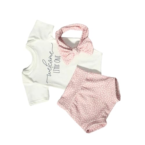 zuousxbs Buchstabendruck Jumpsuit Bowknot Kopfstücksfoto Requisiten Für 0-1 Monate Neugeborene Fotografie Kostüm Photostudio Accessoires Neugeborene Mädchen Foto Requisiten von zuousxbs