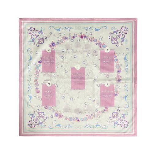zuousxbs Divinations Tischdecke Karten Lesen Astrologys Tarotkarten Tischdecke Altars Stoff Göttlichkeit Brettspielzubehör von zuousxbs