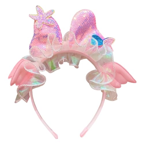 zuousxbs Geburtstagsfeier Stirnband Für Kinder Glitzernd Cartoon Hairband Girl Musikfestival Kopfwege Urlaub Feier Kopfbühne Hairhoop Für Kinder von zuousxbs