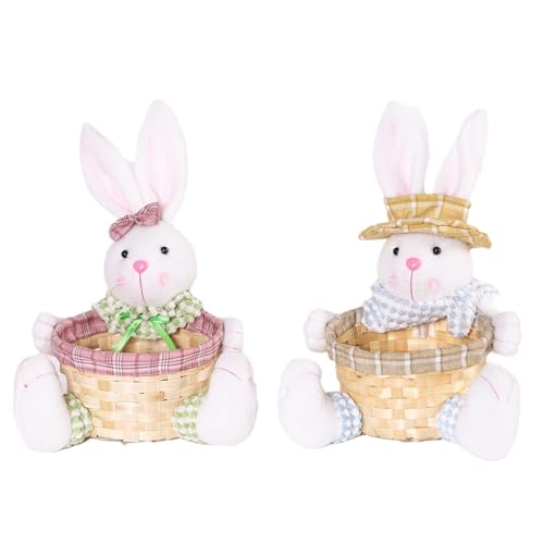 zuousxbs Kaninchenminiaturen Frühlings Ornamente Spielzeug Geburtstag Geschenk Windowsill Yard Schreibtisch Büro Boutique Supply von zuousxbs