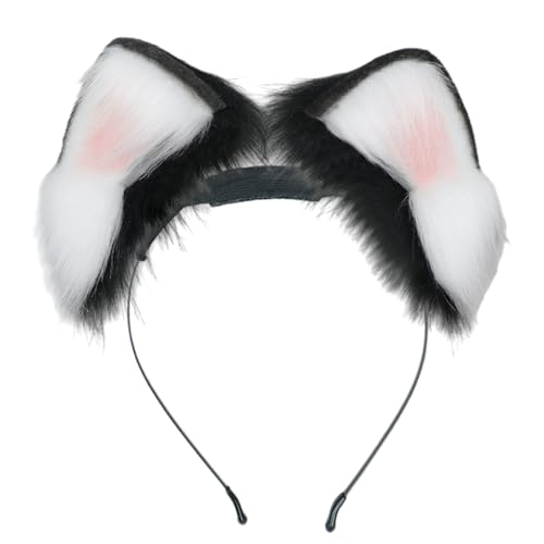 zuousxbs Pelzige Ohr Haar Reifen Abnehmbarer Motor Weiche Kopfbedeckung Haarstücke Für Kostümspiele Halloween Party Kopfbedeckung Accessoire zuousxbs Pelzige Ohr Haar Reifen Abnehmbarer Motor Weiche Kopfbedeckung Haarstücke Für Kostümspiele Halloween Party Kopfbedeckung Accessoire von zuousxbs