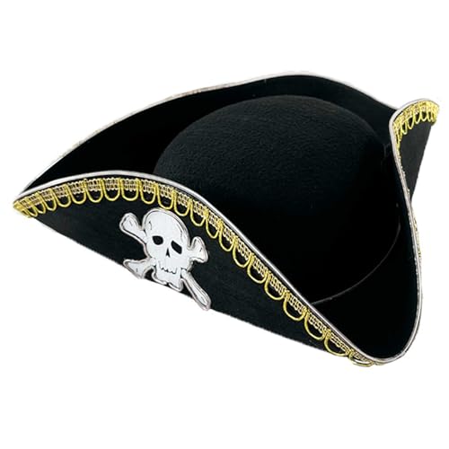 zuousxbs Schädelmusterhüte Vintages Lumineszenzhüte LED Captain Hüte Leuchten Hüte Für Kostümpartys Und Ereignisverstellbare Piratenhut zuousxbs Schädelmusterhüte Vintages Lumineszenzhüte LED Captain Hüte Leuchten Hüte Für Kostümpartys Und Ereignisverstellbare Piratenhut von zuousxbs