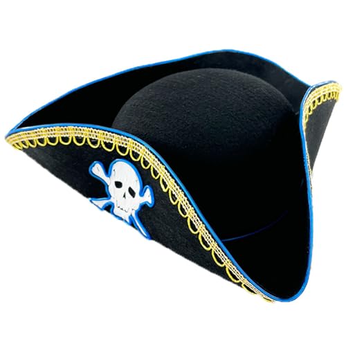 zuousxbs Schädelmusterhüte Vintages Lumineszenzhüte LED Captain Hüte Leuchten Hüte Für Kostümpartys Und Ereignisverstellbare Piratenhut zuousxbs Schädelmusterhüte Vintages Lumineszenzhüte LED Captain Hüte Leuchten Hüte Für Kostümpartys Und Ereignisverstellbare Piratenhut von zuousxbs