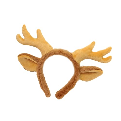 zuousxbs Weihnachtsfeier Rentierohr Stirnbänder Weiche Polyester Kopfbedeckung Party Dekoration Kostüm Haarzubehör zuousxbs Weihnachtsfeier Rentierohr Stirnbänder Weiche Polyester Kopfbedeckung Party Dekoration Kostüm Haarzubehör von zuousxbs