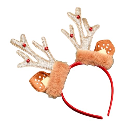 zuousxbs Weihnachtskostüm Stirnbandglocken Stage Requisiten Pelzige Kopfbedecke Antlers Weihnachtsfeier Requisiten Antler Präsentieren Stirnband zuousxbs Weihnachtskostüm Stirnbandglocken Stage Requisiten Pelzige Kopfbedecke Antlers Weihnachtsfeier Requisiten Antler Präsentieren Stirnband von zuousxbs