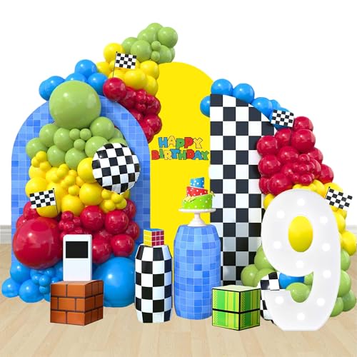 Dekorations Luftballons Geburtstage Cartoon Spiel Partyballons Geburtstags Party Dekoration Thema von zuxinor