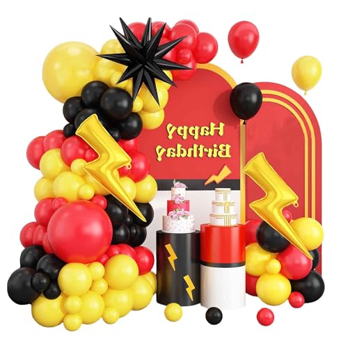 Geburtstags Dekoration Redball Luftballons Girlanden Bogen Set Folienballons Geburtstags Partyzubehör Geburtstags Dekoration Redball Luftballons Girlanden Bogen Set Folienballons Geburtstags Partyzubehör von zuxinor