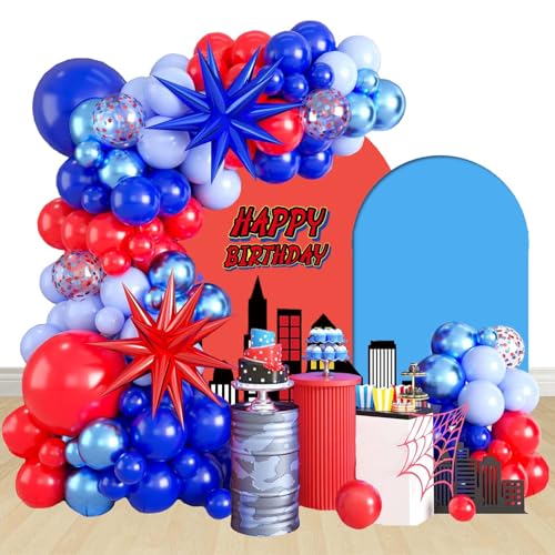 Geburtstags Dekoration Spider Luftballons Girlanden Bogen Set Folienballons Geburtstags Party Zubehör Geburtstags Dekoration Spider Luftballons Girlanden Bogen Set Folienballons Geburtstags Party Zubehör von zuxinor