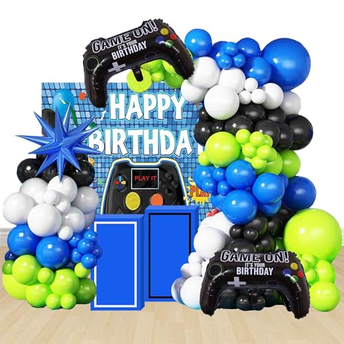 Geburtstags Dekoration Videospiel Luftballons Girlanden Bogen Set Spiel Party Folienballons Partyzubehör Geburtstags Dekoration Videospiel Luftballons Girlanden Bogen Set Spiel Party Folienballons Partyzubehör von zuxinor