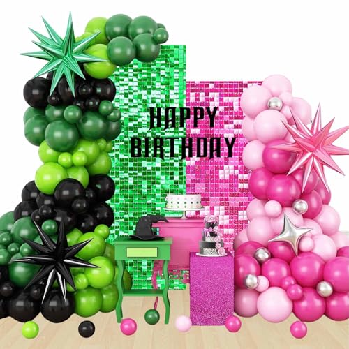 Geburtstags Dekoration Witch Luftballons Girlanden Bogen Set Folienballons Geburtstags Party Zubehör Geburtstags Dekoration Witch Luftballons Girlanden Bogen Set Folienballons Geburtstags Party Zubehör von zuxinor
