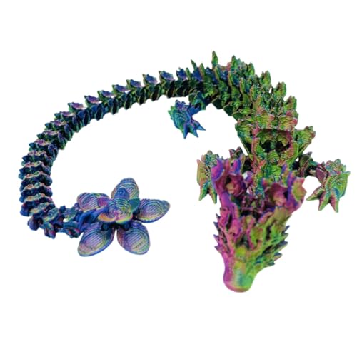 -Gedruckter beweglicher Drache, bewegliche Flexible Gelenke, Drachenspielzeug, Flexibler Drachenornament, gedrucktes Drachenspielzeug, Drachen-Gelenkmodell, Flexibler -Gedruckter Drache, von zwxqe
