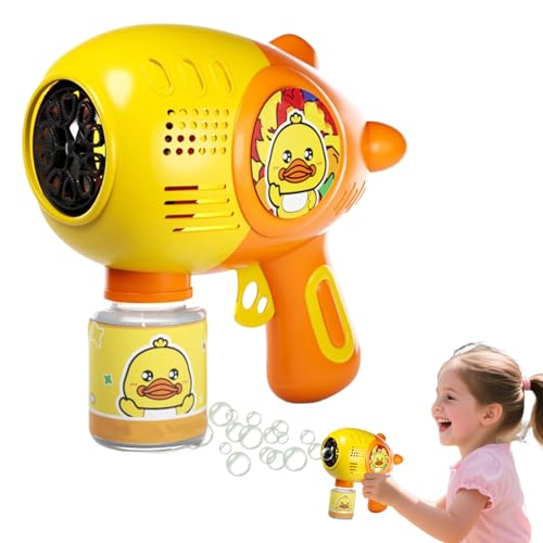Bubble Maker Machine, Yellow Duck Bubble Blower, 6.1x3.3x6.7 Inches Interactive Toy, Summer Beach Fun, Preschool Activity Equipment for Park and Backyard Birthday Celebrations Bubble Maker Machine, Yellow Duck Bubble Blower, 6.1x3.3x6.7 Inches Interactive Toy, Summer Beach Fun, Preschool Activity Equipment for Park and Backyard Birthday Celebrations von zwxqe