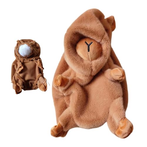 Capybara Plüschabdeckung, unstuffierte Plüsch -Spielzeugschale, Handwerk Weiche Puppenzubehör für Frauen, Jugendliche, Erwachsene, Kinder, Mädchen, Freundinnen, Freunde, Teenager, -Nähen, Stofftie von zwxqe