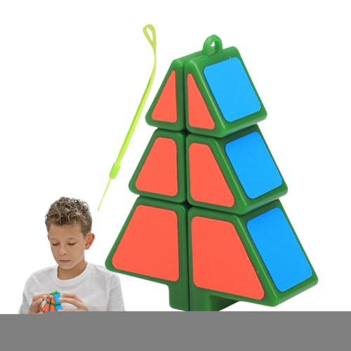 Cube Fidget, Weihnachtsbaumwürfel | Weihnachtsbaum-Form, Geschwindigkeitswürfel, ultra-glattes Puzzle-Anhänger, kreatives Spielzeug, 1 x 2 x 3 Weihnachtsbaum-Würfel | Weihnachtsbaumschmuck, glatt, spe Cube Fidget, Weihnachtsbaumwürfel | Weihnachtsbaum-Form, Geschwindigkeitswürfel, ultra-glattes Puzzle-Anhänger, kreatives Spielzeug, 1 x 2 x 3 Weihnachtsbaum-Würfel | Weihnachtsbaumschmuck, glatt, spe von zwxqe